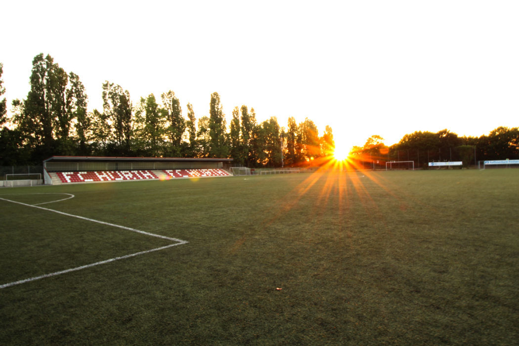 Stadion Sonnenuntergang