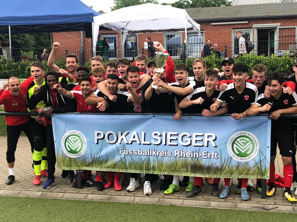 A-Junioren des FC Hürth sind Kreispokalsieger 2019