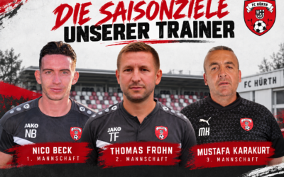 Die Saisonziele unserer Trainer